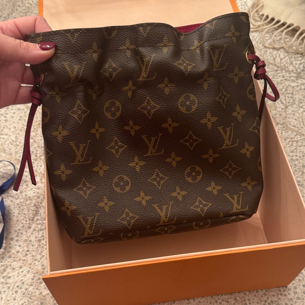 Louis Vuitton Monogram Noe Pouch bucket bag